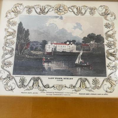 2 Antique Replica Prints European Homes