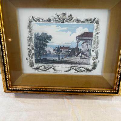 2 Antique Replica Prints European Homes