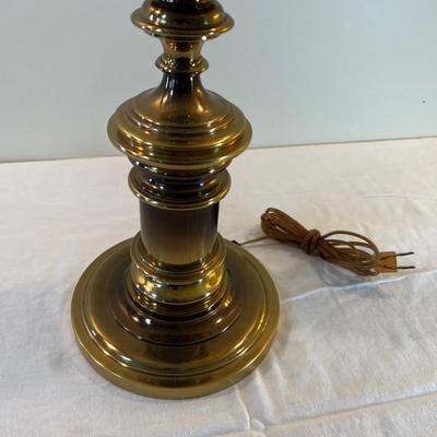 Faux Tortoise Shell Lamp Shade Brass 