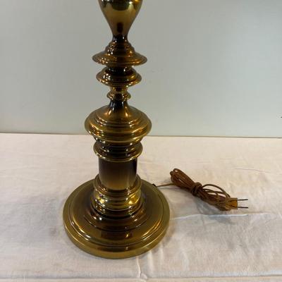 Faux Tortoise Shell Lamp Shade Brass 