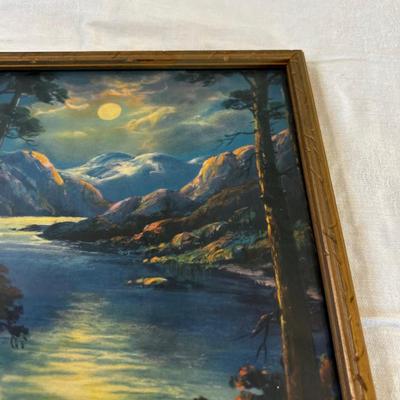 Vintage Tent Camping by the River