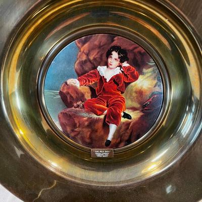 Large Blue Boy and Red Boy Plaques 