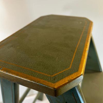 Toll Painted Green Step Stool 