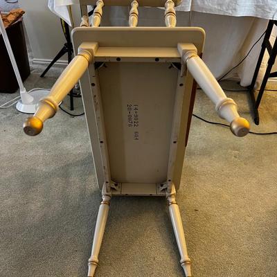 Maple White Painted Telephone Bench 