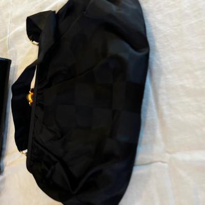 Pile of 4 Black Purses 