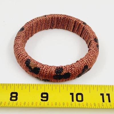 CUTE WRAPPED CHEETAH BANGLE BRACELET