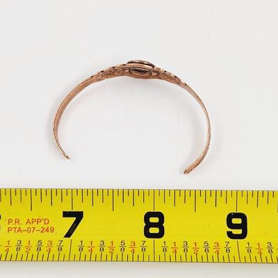 BEAUTIFUL COPPER SIGNED PENY BRACELET