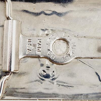 FUN CHAMBERS BELT COMPANY LONG HORN BUCKLE