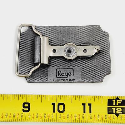 RAYE LIMITED INC KANSAS ARMY NATIONAL GUARD BELT BUCKLE