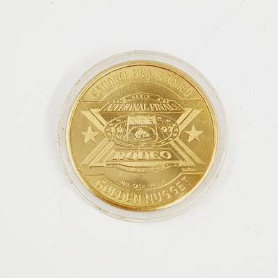 NATIONALS FINALS RODEO GOLDEN NUGGET TOKEN