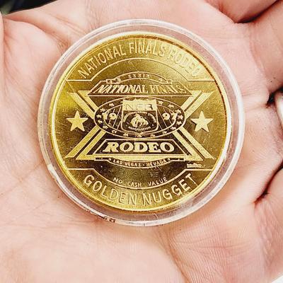 NATIONALS FINALS RODEO GOLDEN NUGGET TOKEN