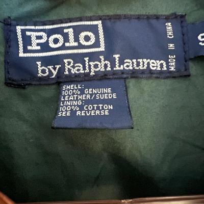 Ralph Lauren Men’s Leather Jacket Size Small (LRC-RG)