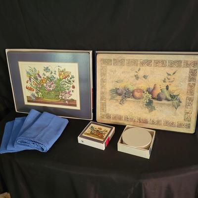 Coasters, Placemats, and Linens (LR-DW)
