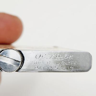 VINTAGE DE LUXE BUTANE TOPEKA ADVERTISEMENT LIGHTER