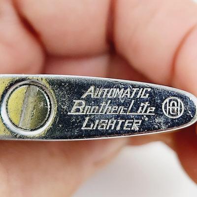 VINTAGE AUTOMATIC BROTHER LITE BUTANE LIGHTER
