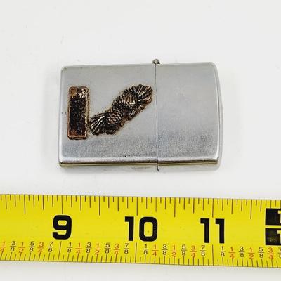 VINTAGE CARRIB "ZIPPO STYLE" BUTANE LIGHTER