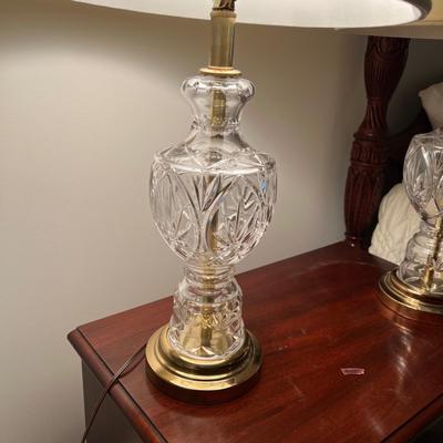 Matching Glass Table Lamps (M-MK)
