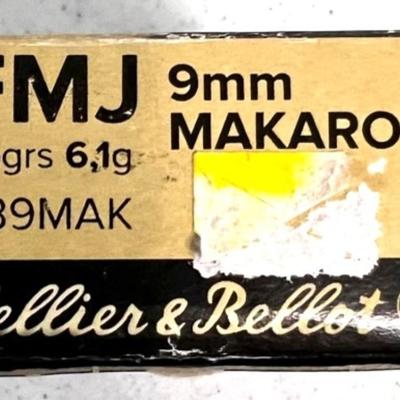 [C] 50 Rounds 9mm Makarov Ammunition (No Shipping)