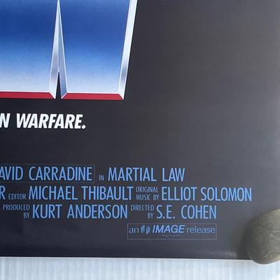 LOT 22: Martial Law Movie Poster 1991 - 40