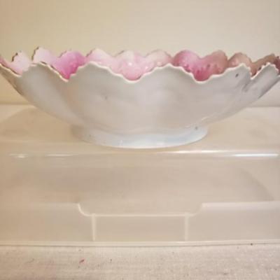 Austrian hand painted porcelain bowl