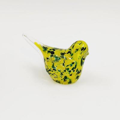 HAND BLOWN GLASS BIRD DECOR