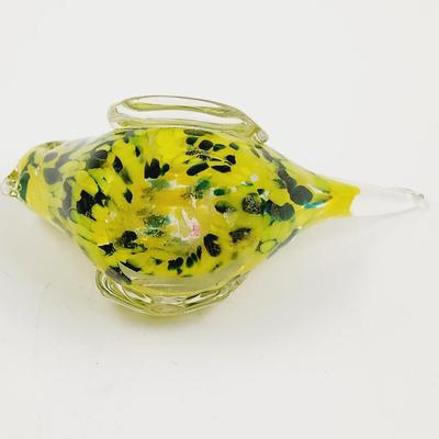 HAND BLOWN GLASS BIRD DECOR