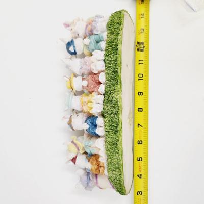 HAPPY EASTER PLASTIC RESIN DECOR