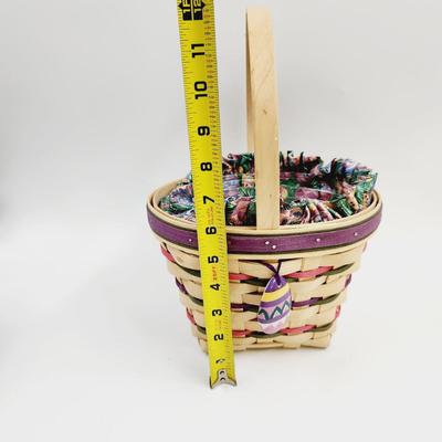 FANTASTIC LONGABERGER 1996 EASTER BASKET W/ ACCESORIES