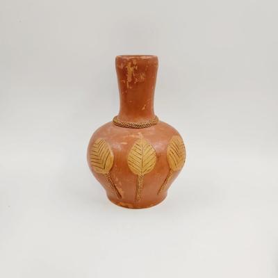BEAUTIFUL HANDCRAFTED & SIGNED TERRACOTTA VASE