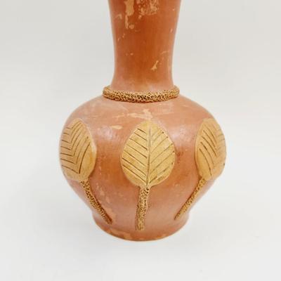 BEAUTIFUL HANDCRAFTED & SIGNED TERRACOTTA VASE