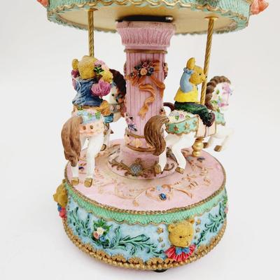 BEAUTIFUL BEAR MUSICAL CAROUSEL