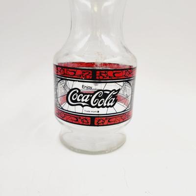 VINTAGE COCA-COLA GODFATHER GLASS COLLECTABLE PITCHER