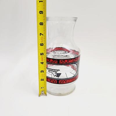 VINTAGE COCA-COLA GODFATHER GLASS COLLECTABLE PITCHER