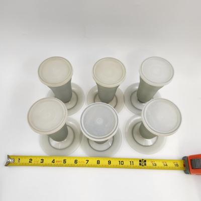 TUPPERWARE PUDDING / MOUSEE CONTAINERS W/ LIDS
