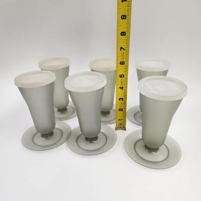 TUPPERWARE PUDDING / MOUSEE CONTAINERS W/ LIDS