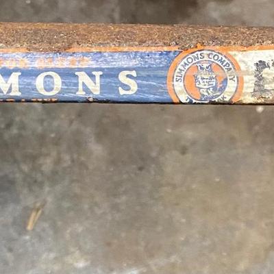 Simmons Bed Frame on Wheels