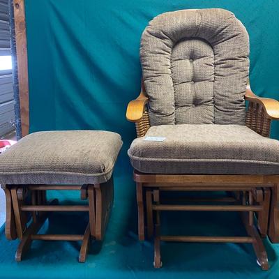 Glider Rocker w/Stool