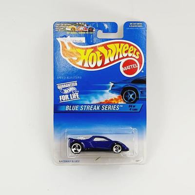 1996 HOT WHEELS BLUE STREAK SERIES SPEED BLASTER #4 OF 4 CARS