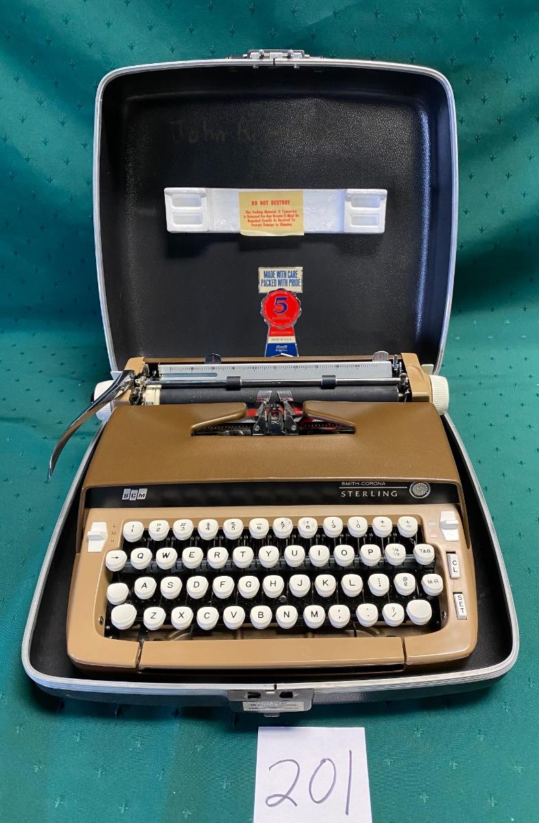 Vintage SmithCorona Sterling Typewriter