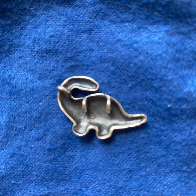 Mignon Faget sterling silver brontosaurus pendant/charm