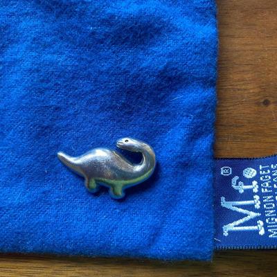 Mignon Faget sterling silver brontosaurus pendant/charm
