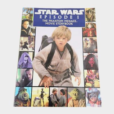 1999 STAR WARS EPISODE 1 THE PHANTOM MENACE MOVIE STORY BOOK