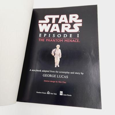 1999 STAR WARS EPISODE 1 THE PHANTOM MENACE MOVIE STORY BOOK