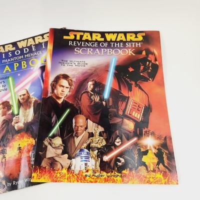 STAR WARS PHANTOM MENACE & REVENGE OF THE SITH SCRAPBOOKS