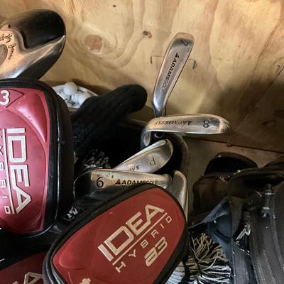 1794 Adams Idea Hybrid Golf Clubs & Callaway Bobby Jones Jesse Ortiz