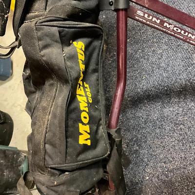1798 SunMountain Speed Cart Momentus Golf Bag Push Cart