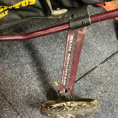1798 SunMountain Speed Cart Momentus Golf Bag Push Cart
