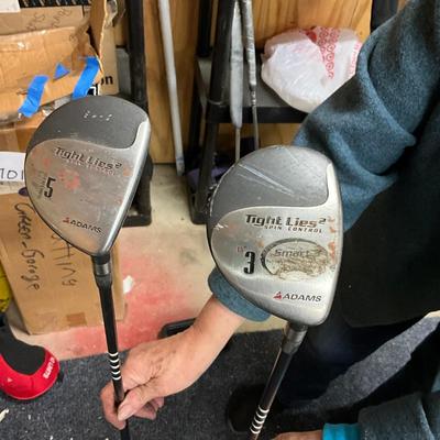 1801 Adams Tight Lies 2 Spin Control Wood Clubs 3, 5