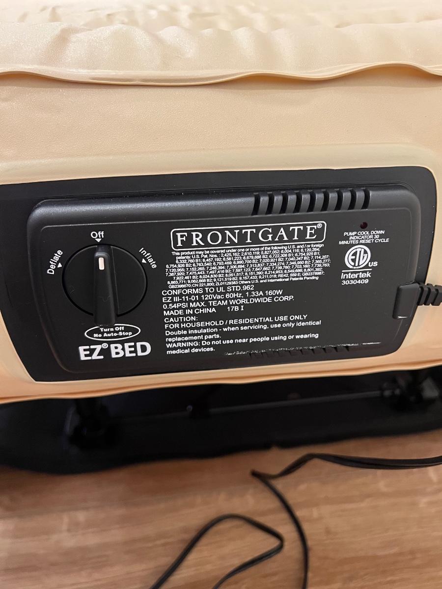 Frontgate portable outlet bed