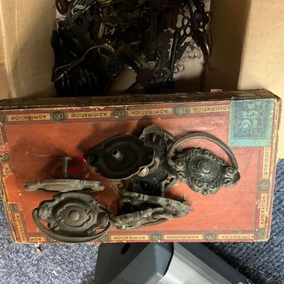 1807 Lot of Antique Keys and Hardware
